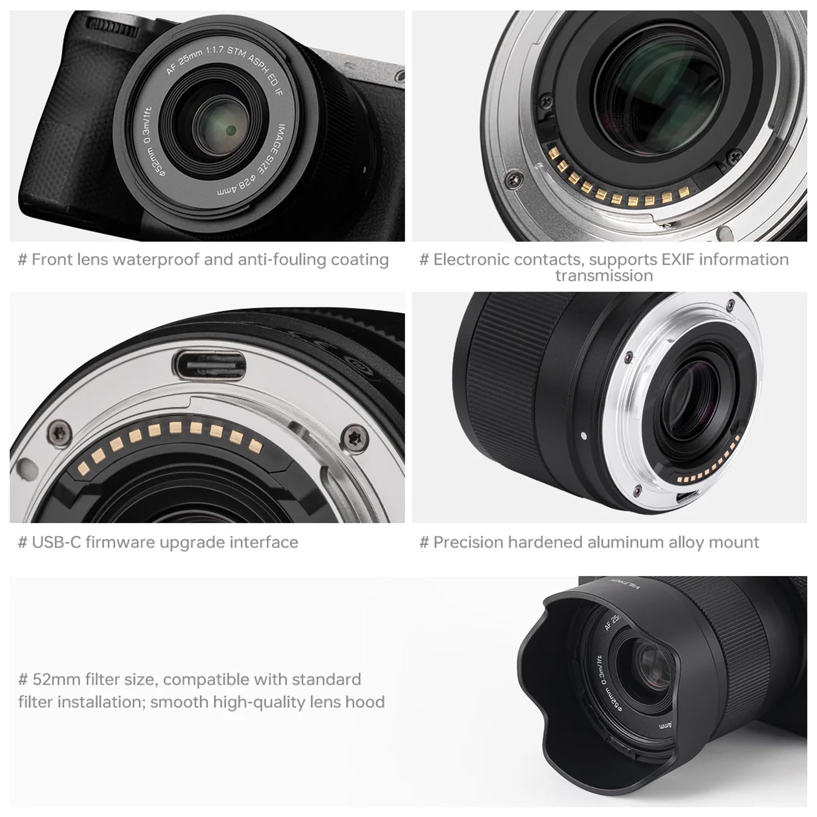 Amazon.com : VILTROX 25mm F1.7 FE APS-C Lens for E-Mount Cameras